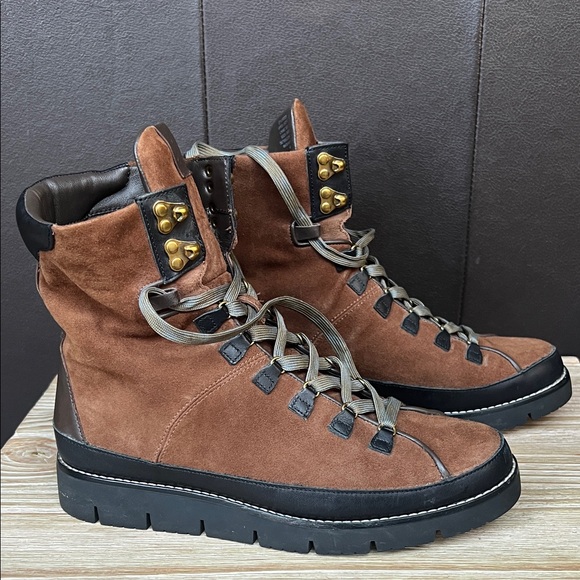 J. Crew Women’s Suede and Leather Lace-Up Boots - Picture 6 of 13